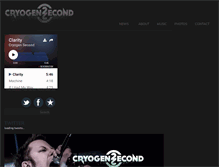 Tablet Screenshot of cryogensecond.com
